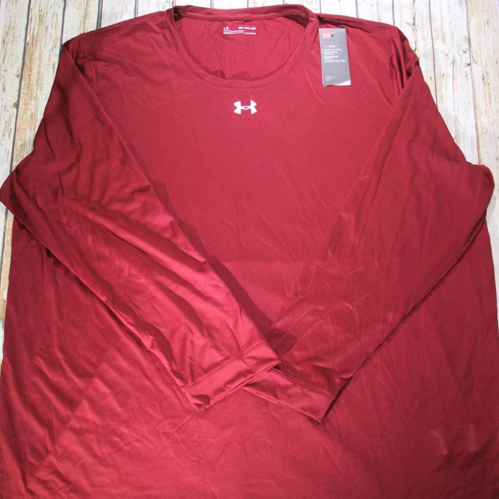Burgundy Under Armour Shirt